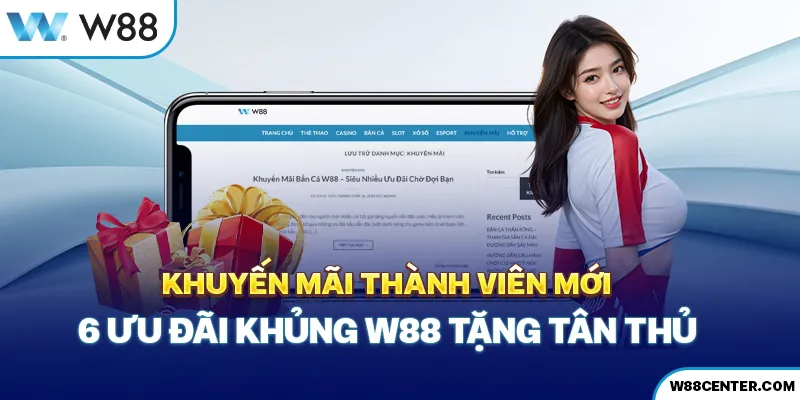 khuyến mãi thành viên mới w88